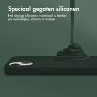 Accezz Liquid Silicone Backcover Samsung Galaxy A34 (5G) - Donkergroen