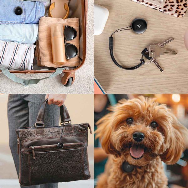 imoshion Wireless Tag - Bluetooth Tracker voor Android - 2 pack - Zwart