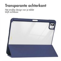 imoshion Trifold Hardcase Bookcase Apple iPad Pro 11 (2025) M5 / (2024) M4 - Donkerblauw