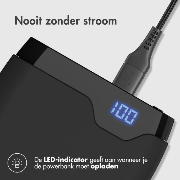 imoshion Powerbank 6.000 mAh - Quick Charge - Zwart