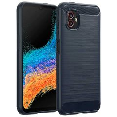 imoshion Brushed Backcover Samsung Galaxy Xcover 6 Pro - Donkerblauw