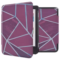 imoshion Design Slim Hard Case Bookcase Kobo Clara Colour / BW - Bordeaux Graphic