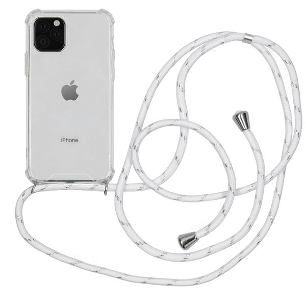 imoshion Backcover met koord iPhone 11 Pro - Wit Zilver