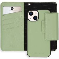 Selencia Llyr 2-in-1 Uitneembare Slang Bookcase iPhone 13 - Groen