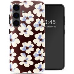 Selencia Vivid Backcover Samsung Galaxy S24 - Choco Flower Pop