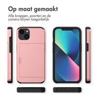 imoshion Backcover met pasjeshouder iPhone 13  - Rosé Goud