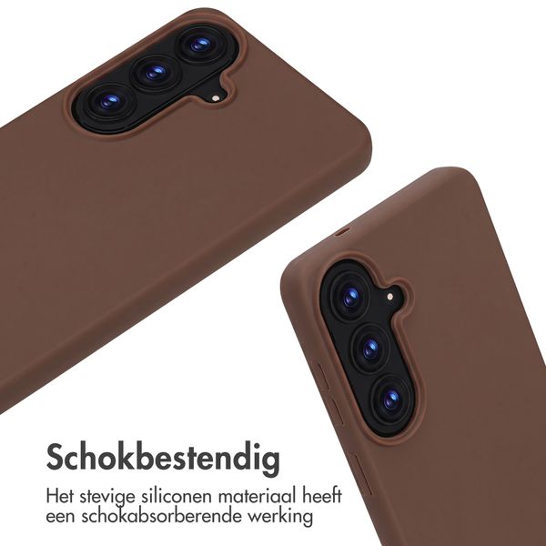 imoshion Siliconen hoesje met koord Samsung Galaxy S26 - Bruin