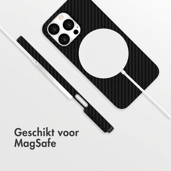 Accezz MagSafe Kevlar® Backcover Apple iPhone 13 Pro - Zwart