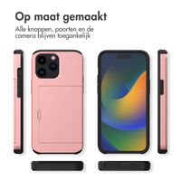 imoshion Backcover met pasjeshouder Apple iPhone 14 Pro - Rosé Goud