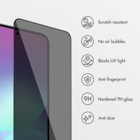 Accezz Privacy Tempered Glass Screen Protector + Applicator Samsung Galaxy A57 (5G)