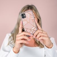 imoshion Design hoesje Samsung Galaxy A20e - Grafisch Koper / Roze