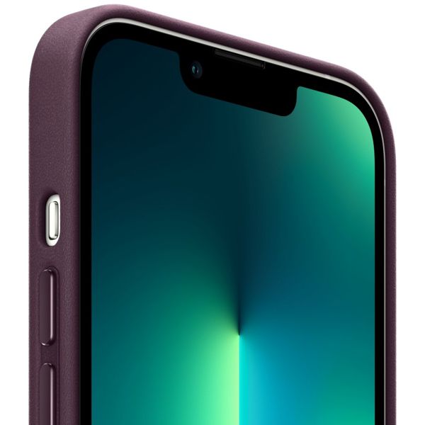 Apple Leather Backcover MagSafe Apple iPhone 13 Pro Max - Dark Cherry