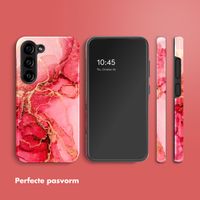 Selencia Vivid Tough Backcover Samsung Galaxy S23 - Rosy Marble