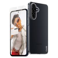 CARE by PanzerGlass Fashion Backcover XR + Ultra-Wide Fit Screenprotector incl. applicator Samsung Galaxy A36 - Transparant