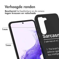 imoshion Design hoesje Samsung Galaxy S23 - Quotes - Zwart