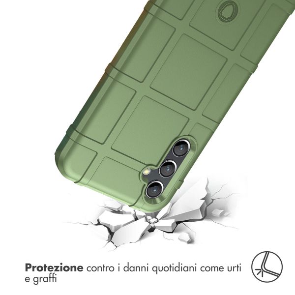 imoshion Rugged Shield Backcover Samsung Galaxy A14 (5G/4G) - Donkergroen
