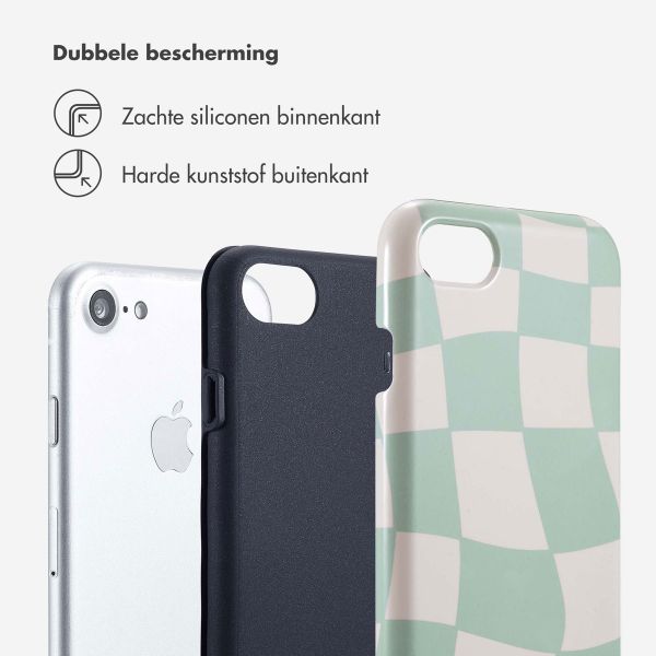 Selencia Vivid Backcover Apple iPhone SE (2022 / 2020) / 8 / 7 / 6(s) - Groovy Sage Green