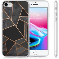 imoshion Design hoesje Apple iPhone SE (2022 / 2020) / 8 / 7 / 6s - Grafisch Koper / Zwart
