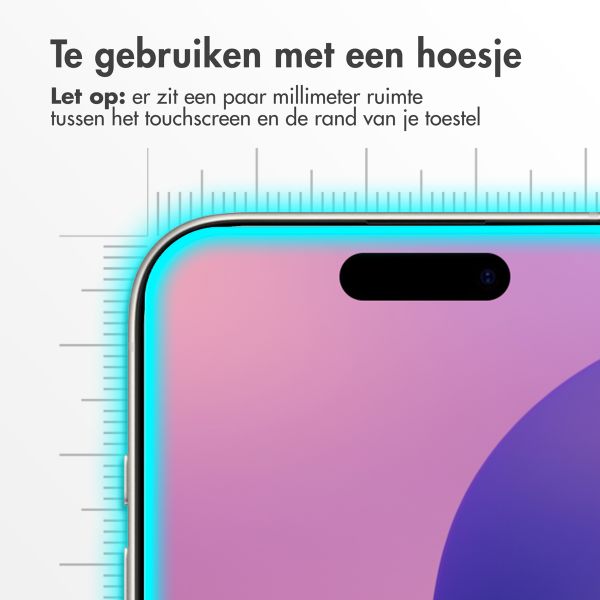 Accezz Gehard Glas Screenprotector Apple iPhone 16 Pro Max