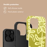 Selencia Vivid Back Cover Apple iPhone 16 Pro - Chalky Bloom