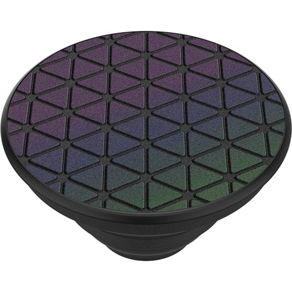 PopSockets PopGrip - Afneembaar - Reflective Techno Grid Chromatic