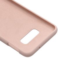 Accezz Liquid Silicone Backcover Samsung Galaxy S10e - Roze