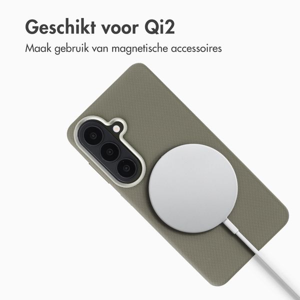 Accezz Mesh Backcover met MagSafe Samsung Galaxy S26 - Donkergrijs