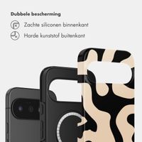 Selencia Vivid Backcover met MagSafe Google Pixel 11 Pro - Art Wave Black