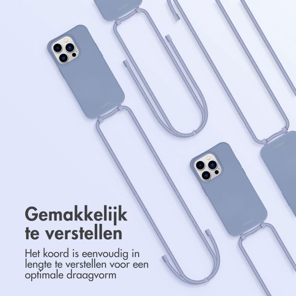 imoshion Color Backcover met afneembaar koord Apple iPhone 14 Pro - Ash Blue