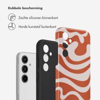 Selencia Vivid Tough Backcover Samsung Galaxy A35 - Dream Swirl Orange