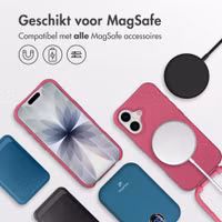 imoshion Color Backcover met afneembaar koord met MagSafe Apple iPhone 17 - Raspberry