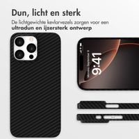 Accezz MagSafe Kevlar Backcover Apple iPhone 16 Pro Max - Zwart