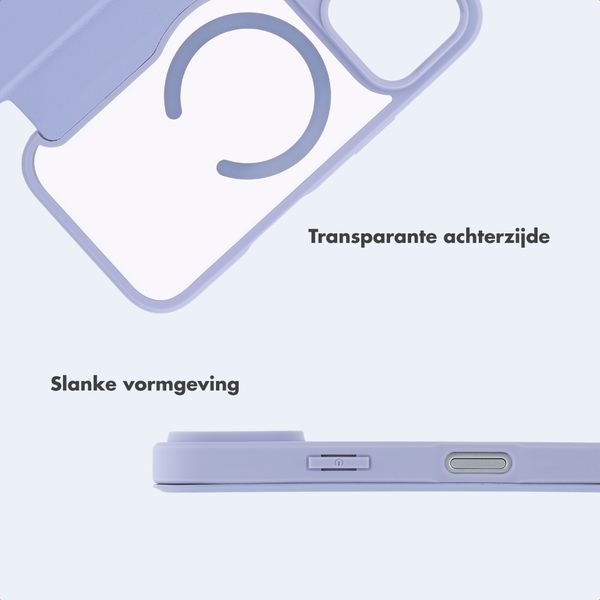 imoshion Transparante Bookcase met MagSafe Apple iPhone 18 Pro Max / 17 Pro Max - Lila