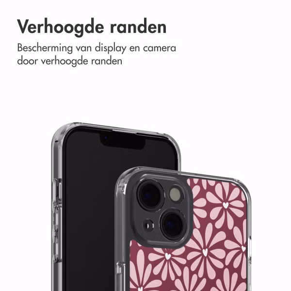 imoshion Design hoesje Apple iPhone 14 - Bloom Love Blush