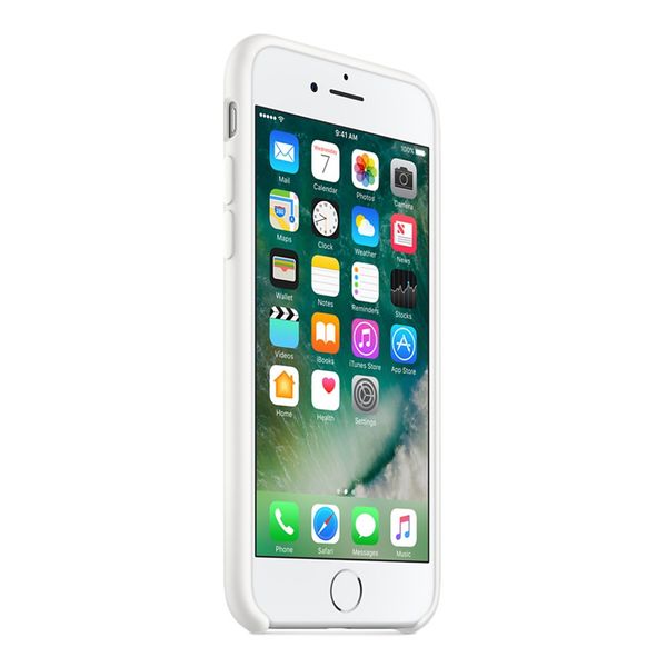 Apple Silicone Backcover Apple iPhone SE (2022 / 2020) / 8 / 7 - White