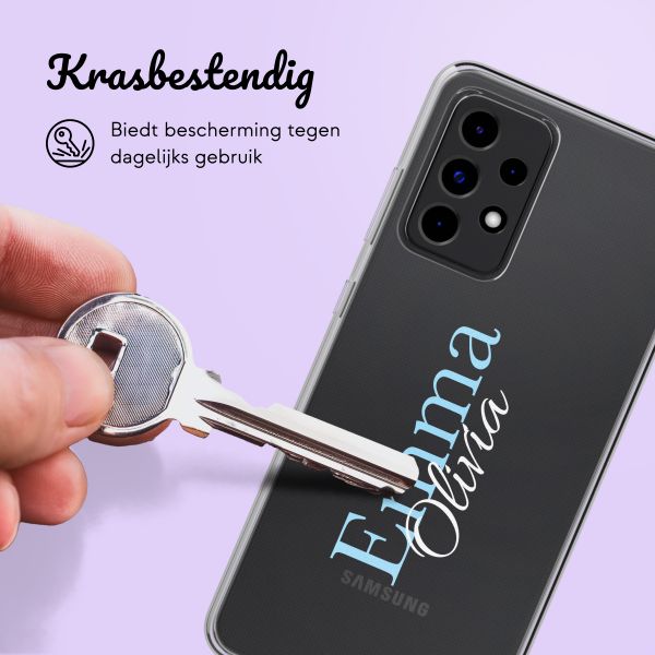 Hoesje met eigen foto en/of tekst Samsung Galaxy A52(s) (5G/4G) - Naam