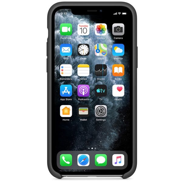 Apple Silicone Backcover Apple iPhone 11 Pro Max - Black