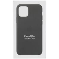 Apple Leather Backcover iPhone 11 Pro - Black