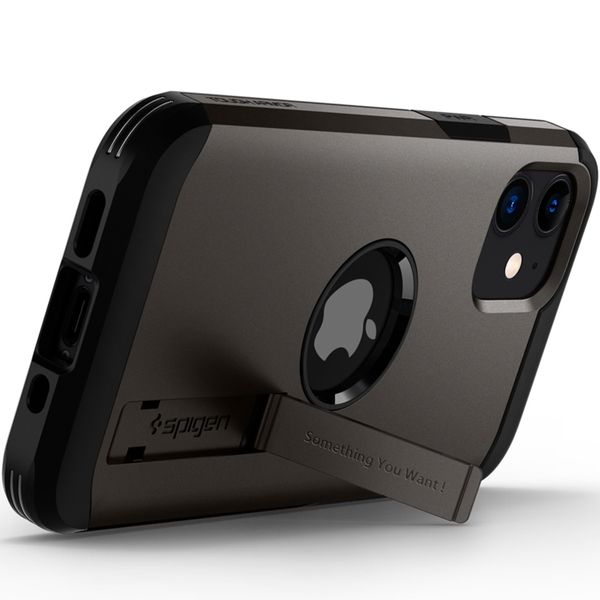 Spigen Tough Armor Backcover iPhone 12 Mini - Grijs