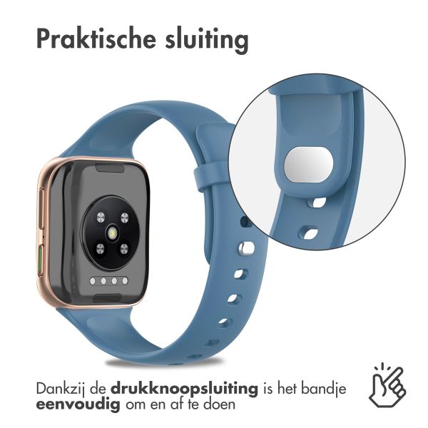 imoshion Siliconen bandje Oppo Watch 41 mm - Blauw