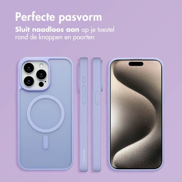 imoshion Color Guard Backcover met MagSafe Apple iPhone 15 Pro Max - Lila