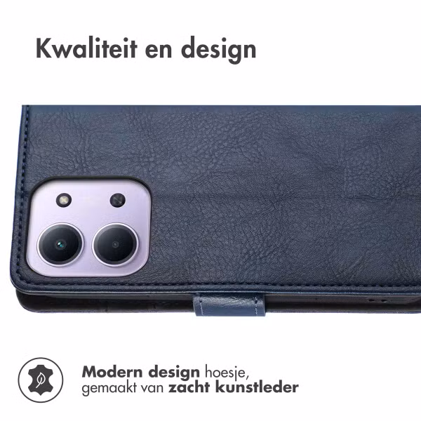 imoshion Luxe Bookcase Xiaomi Redmi 15C (5G) - Donkerblauw