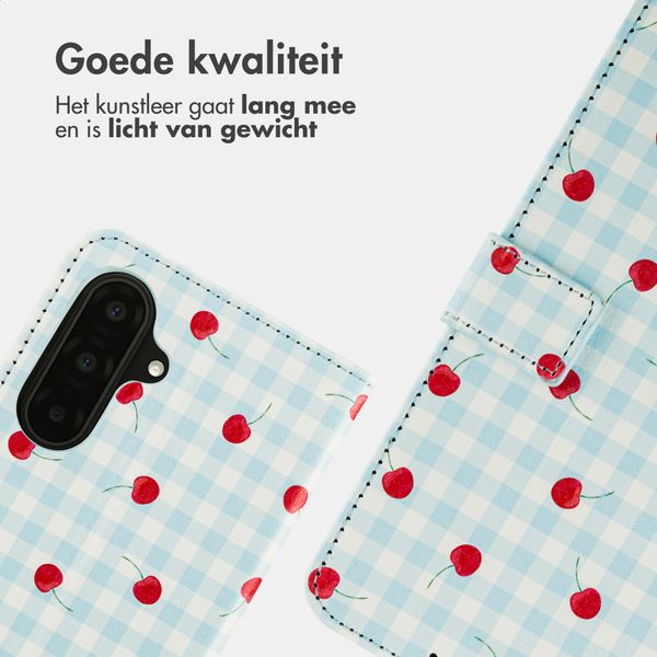 imoshion Design Bookcase Samsung Galaxy A37 (5G) - Cherry Check