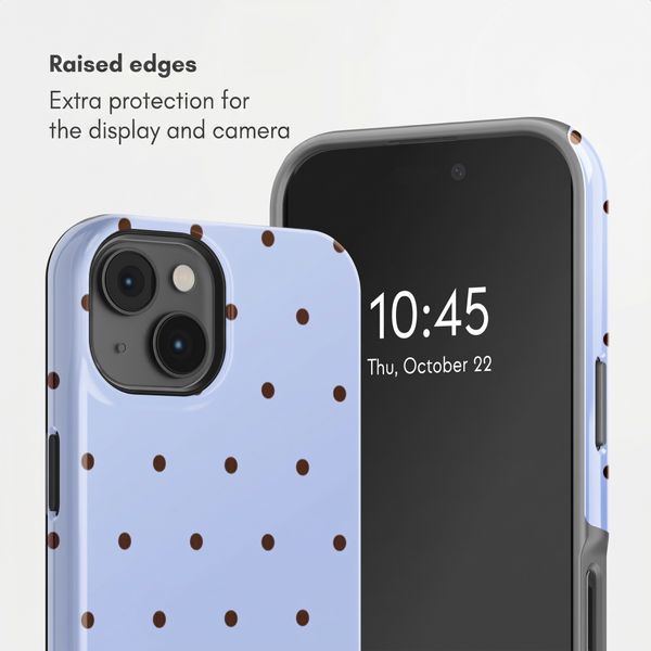 Selencia Vivid Back Cover Apple iPhone 14 - Happy Dots Digital Sky