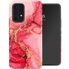 Selencia Vivid Tough Backcover Samsung Galaxy A53 - Rosy Marble