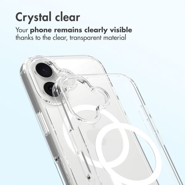 Accezz Xtreme Impact Back Cover with MagSafe Apple iPhone 16 - Transparent