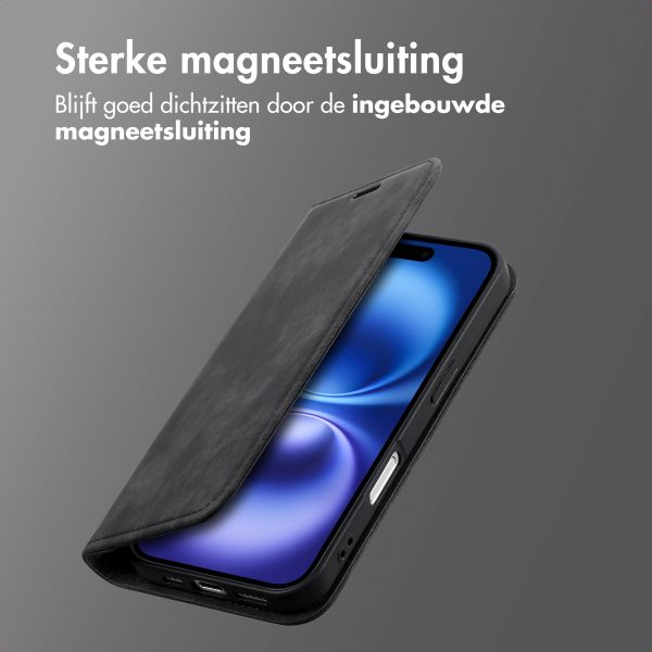 imoshion Slim Bookcase Apple iPhone 16 - Zwart