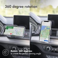 Accezz Telefoonhouder auto iPhone 6 - Verstelbaar - Universeel - Ventilatierooster - Zwart 