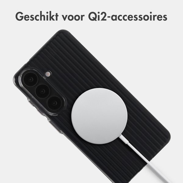 Accezz Lite Backcover met MagSafe | Fluted | Samsung Galaxy S26 - Zwart