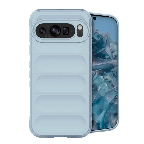 imoshion EasyGrip Backcover Google Pixel 9 / 9 Pro - Lichtblauw